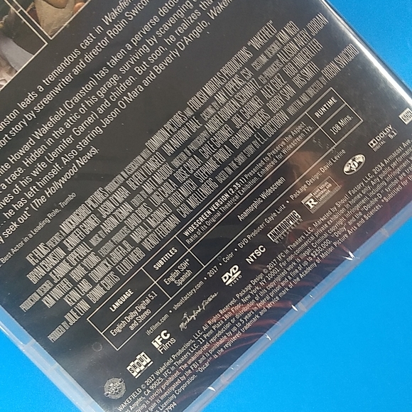 Wakefield DVD, Starring Bryan Cranston, Factory Sealed Mint Condition - Picture 5 of 7